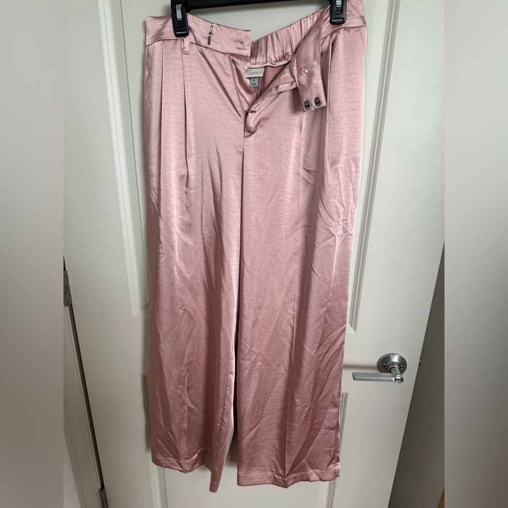A New Day Blush Satin Pants
